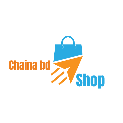 Blue and Orange MInimalist E-commerce Logo